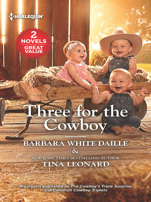 Title details for Three for the Cowboy/The Cowboy's Triple Surprise/Callahan Cowboy Triplets by Tina Leonard - Available